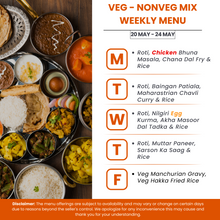 Load image into Gallery viewer, India&#39;s Flavour Mixed (Veg and Non-Veg) Tiffin Service

